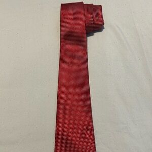 Classic Red Silk Tie for Men